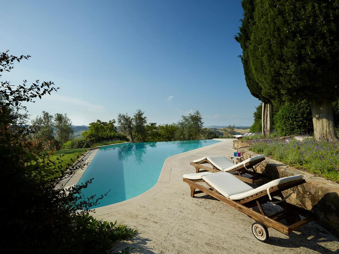 Vila Borgo Lucignanello Bandini San Giovanni dʼAsso Exteriér fotografie