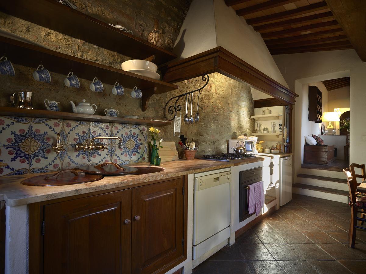 Vila Borgo Lucignanello Bandini San Giovanni dʼAsso Exteriér fotografie