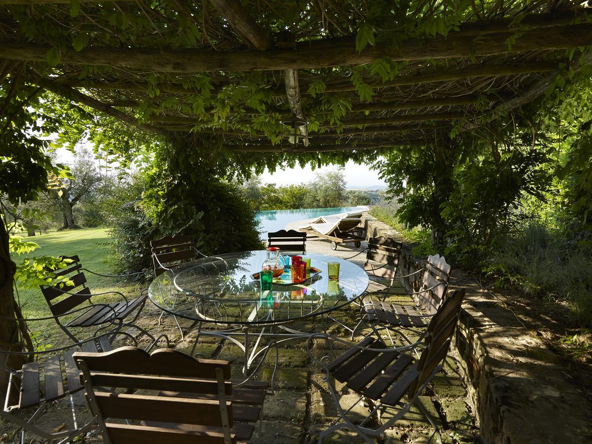Vila Borgo Lucignanello Bandini San Giovanni dʼAsso Exteriér fotografie