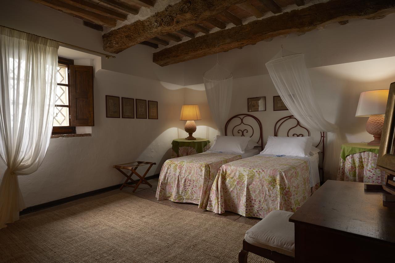 Vila Borgo Lucignanello Bandini San Giovanni dʼAsso Exteriér fotografie