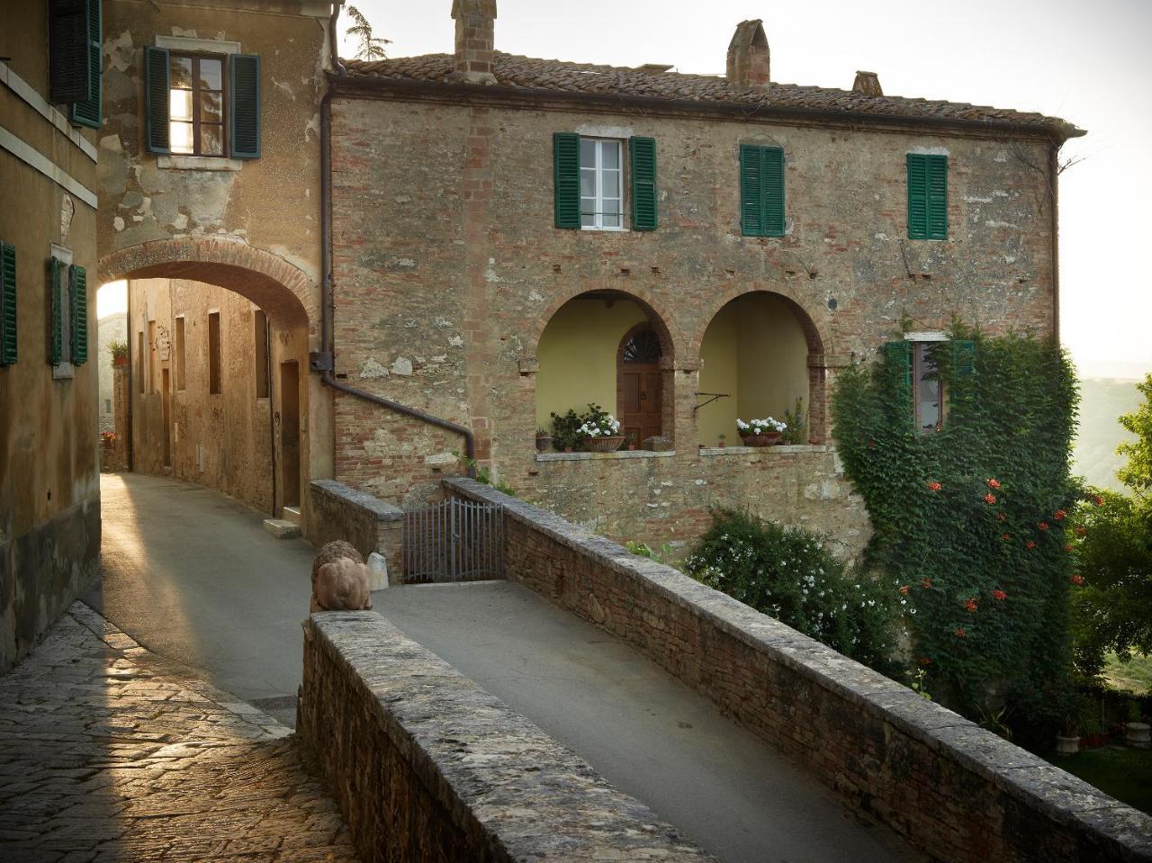 Vila Borgo Lucignanello Bandini San Giovanni dʼAsso Exteriér fotografie