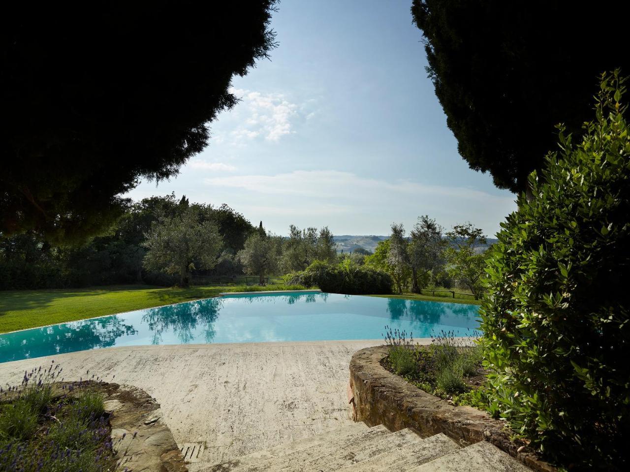 Vila Borgo Lucignanello Bandini San Giovanni dʼAsso Exteriér fotografie