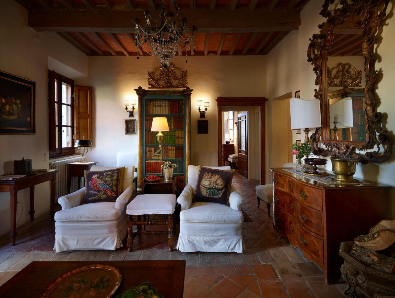 Vila Borgo Lucignanello Bandini San Giovanni dʼAsso Exteriér fotografie