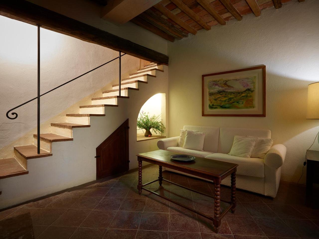 Vila Borgo Lucignanello Bandini San Giovanni dʼAsso Exteriér fotografie