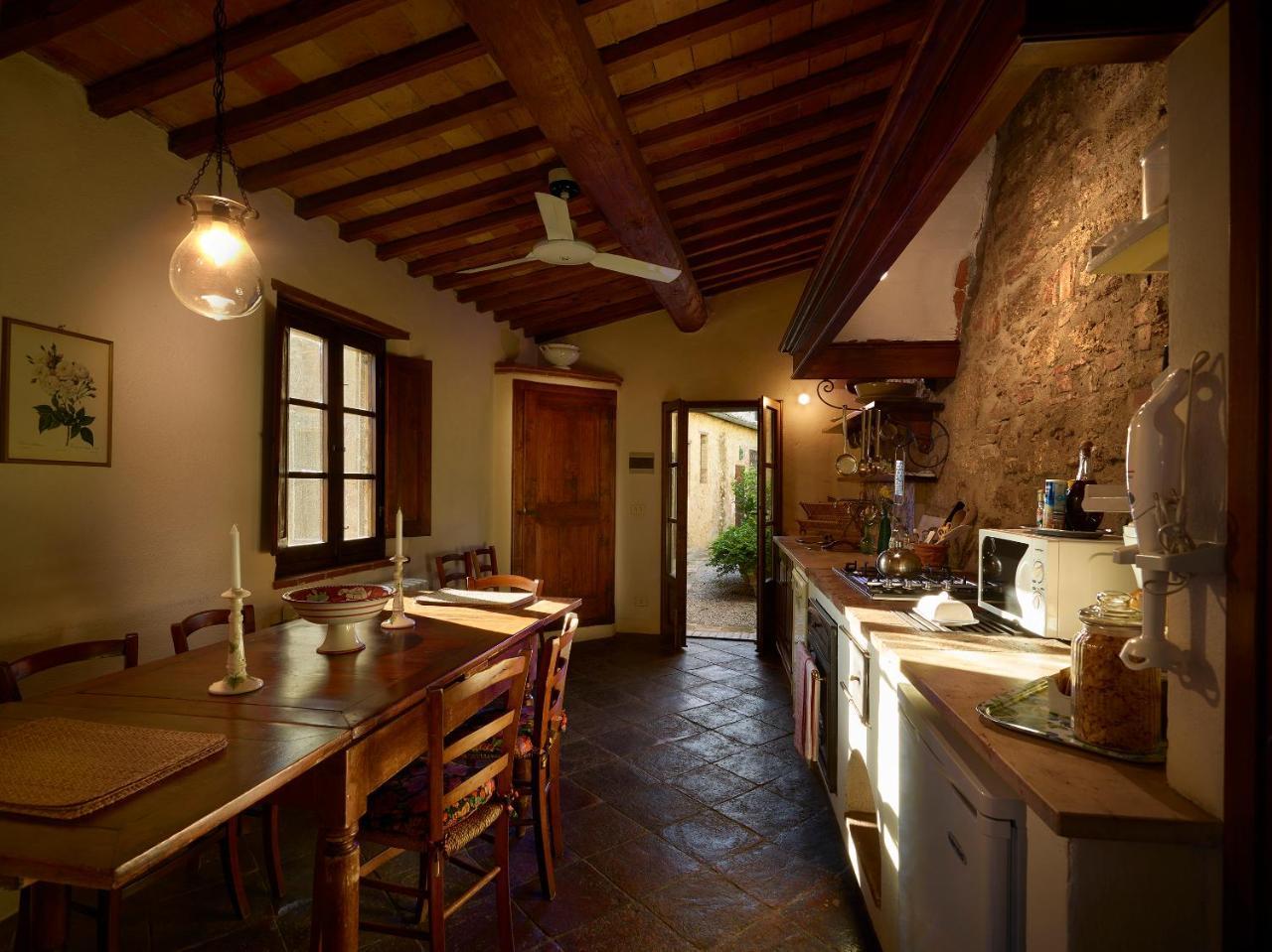Vila Borgo Lucignanello Bandini San Giovanni dʼAsso Exteriér fotografie
