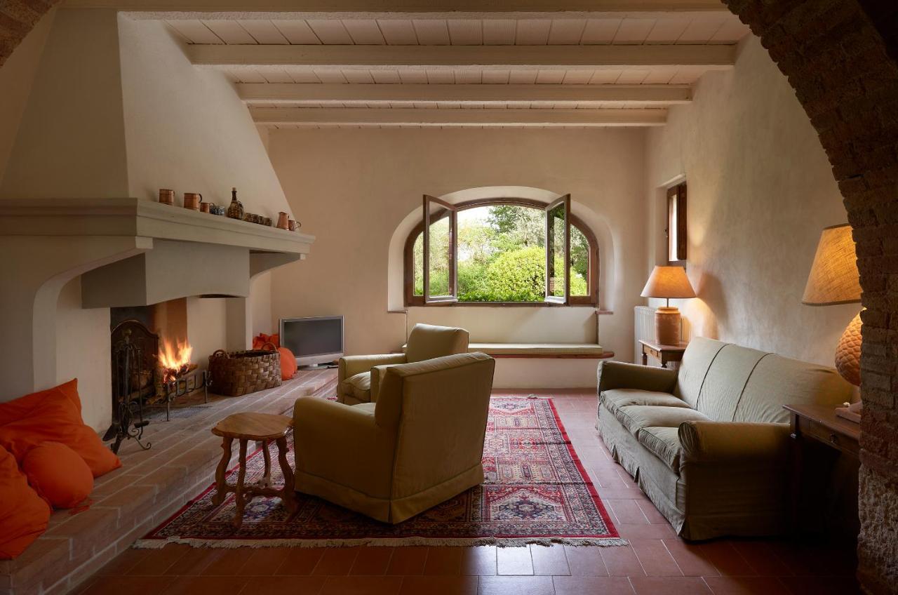 Vila Borgo Lucignanello Bandini San Giovanni dʼAsso Exteriér fotografie