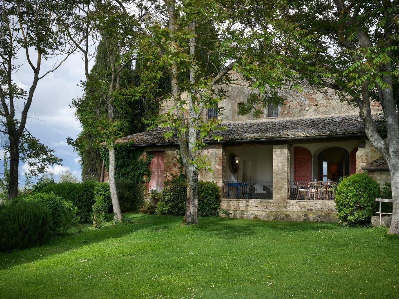 Vila Borgo Lucignanello Bandini San Giovanni dʼAsso Exteriér fotografie