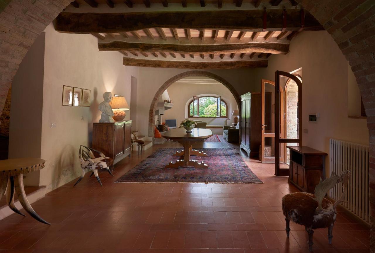 Vila Borgo Lucignanello Bandini San Giovanni dʼAsso Exteriér fotografie