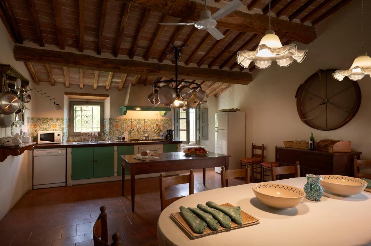 Vila Borgo Lucignanello Bandini San Giovanni dʼAsso Exteriér fotografie