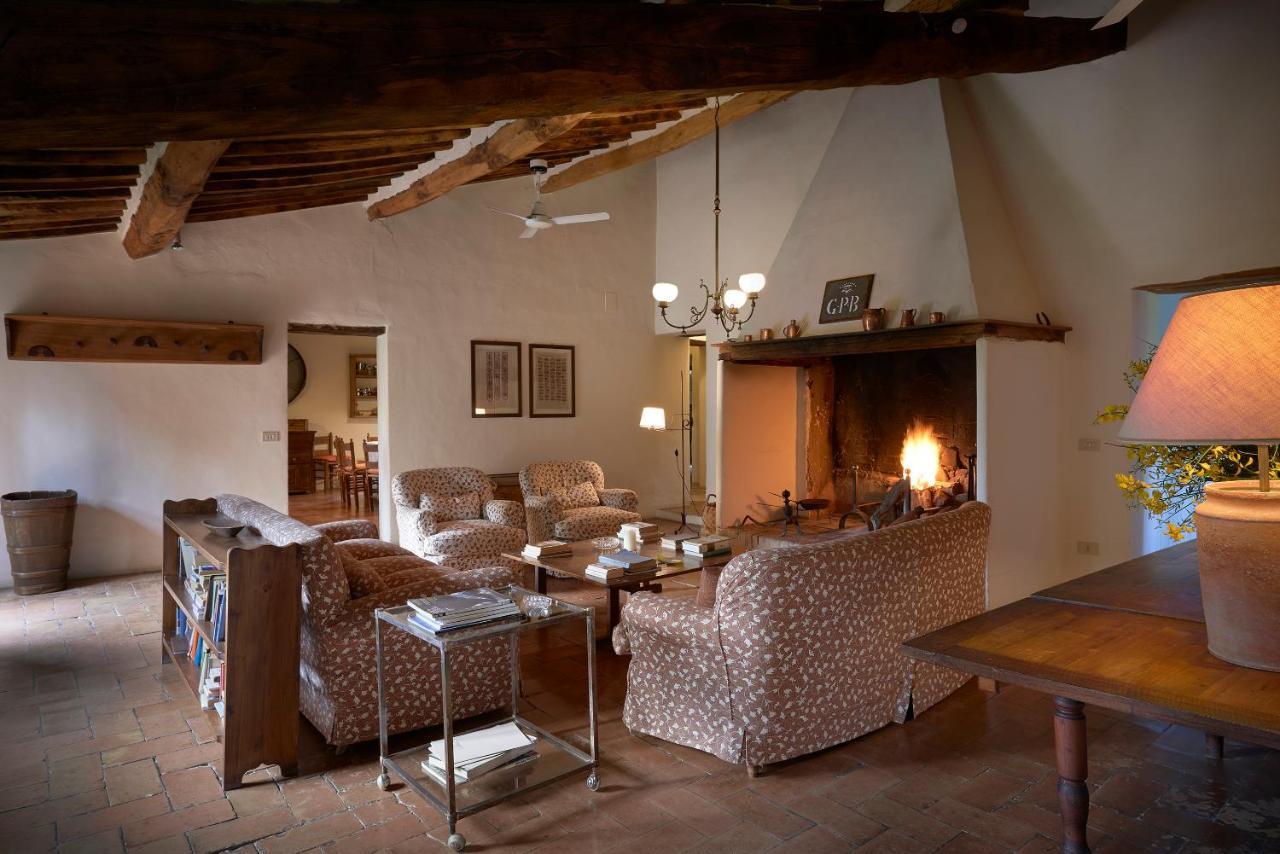 Vila Borgo Lucignanello Bandini San Giovanni dʼAsso Exteriér fotografie