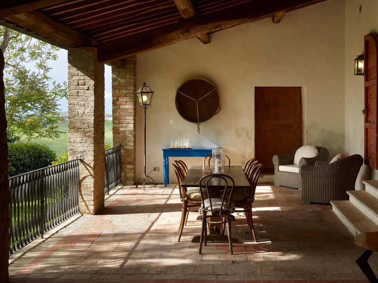 Vila Borgo Lucignanello Bandini San Giovanni dʼAsso Exteriér fotografie