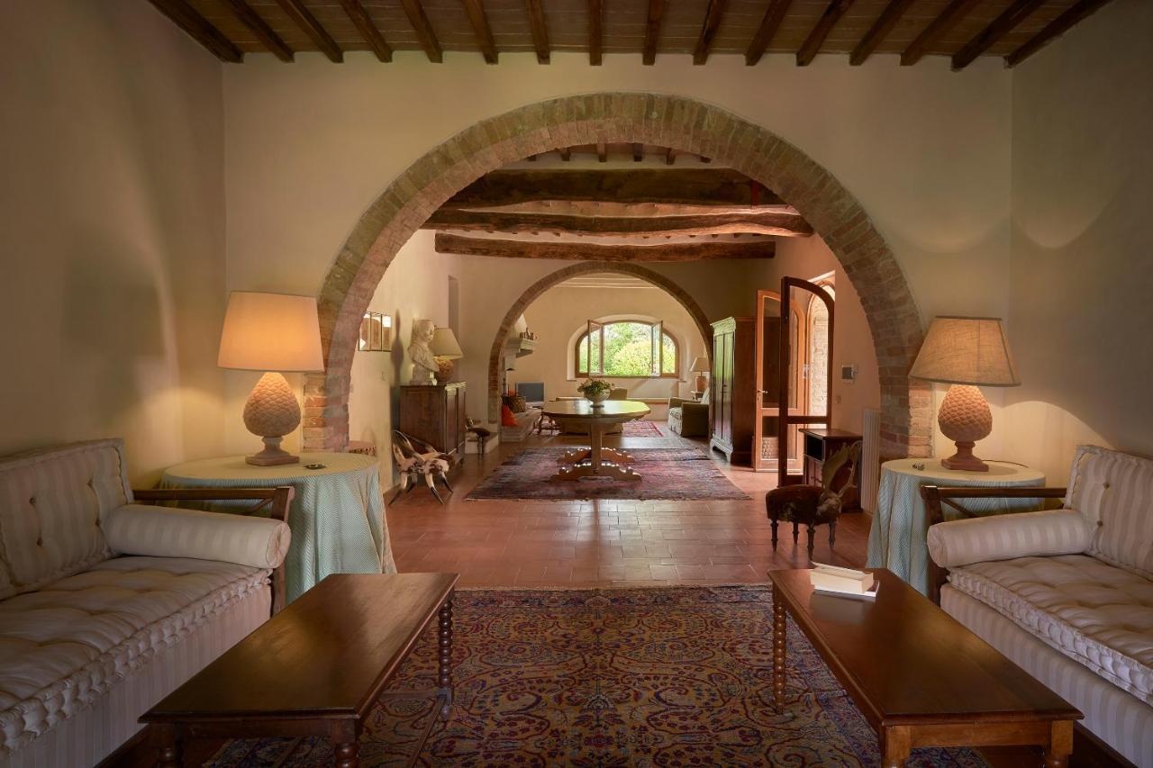 Vila Borgo Lucignanello Bandini San Giovanni dʼAsso Exteriér fotografie