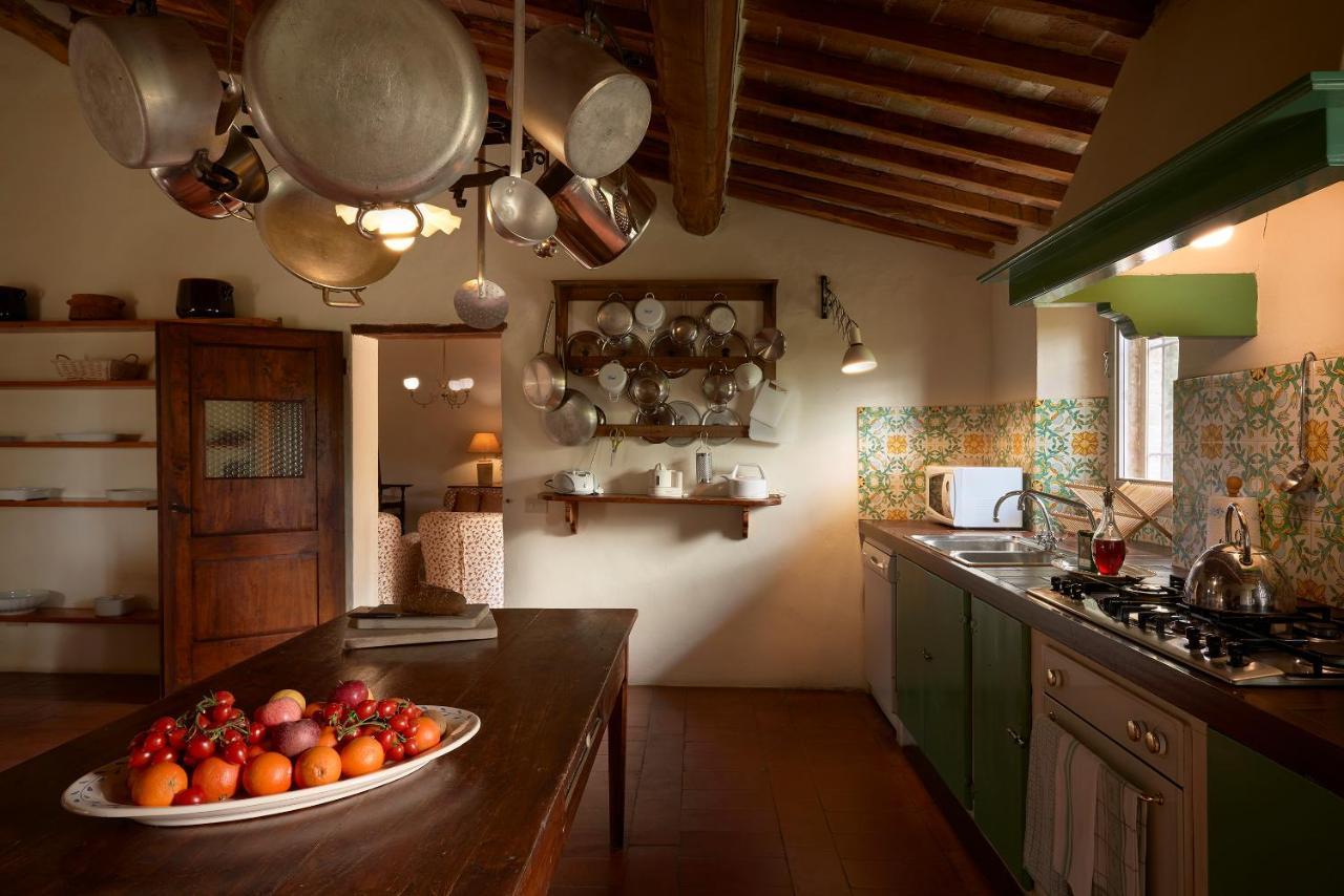 Vila Borgo Lucignanello Bandini San Giovanni dʼAsso Exteriér fotografie