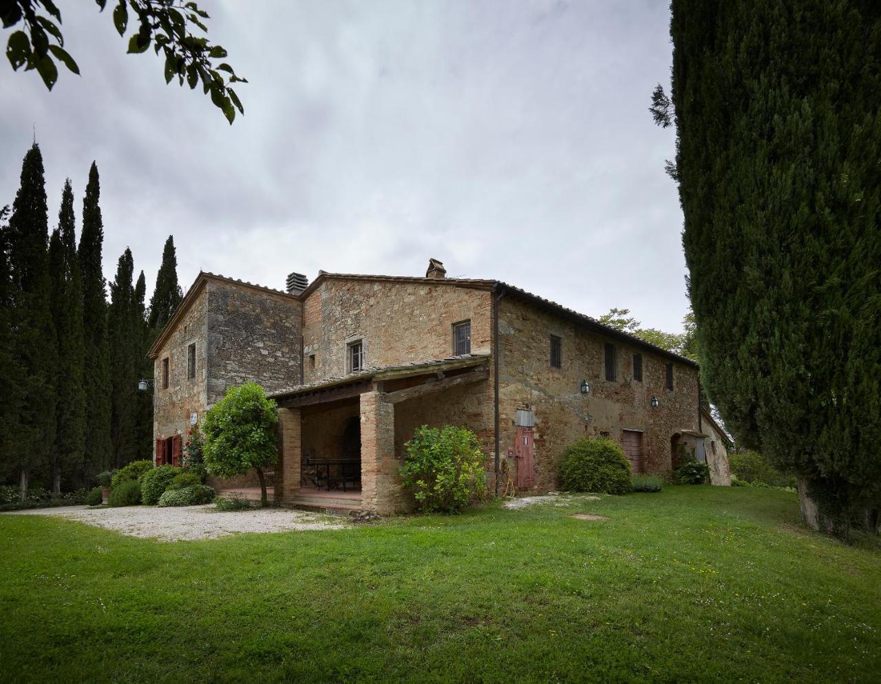 Vila Borgo Lucignanello Bandini San Giovanni dʼAsso Exteriér fotografie