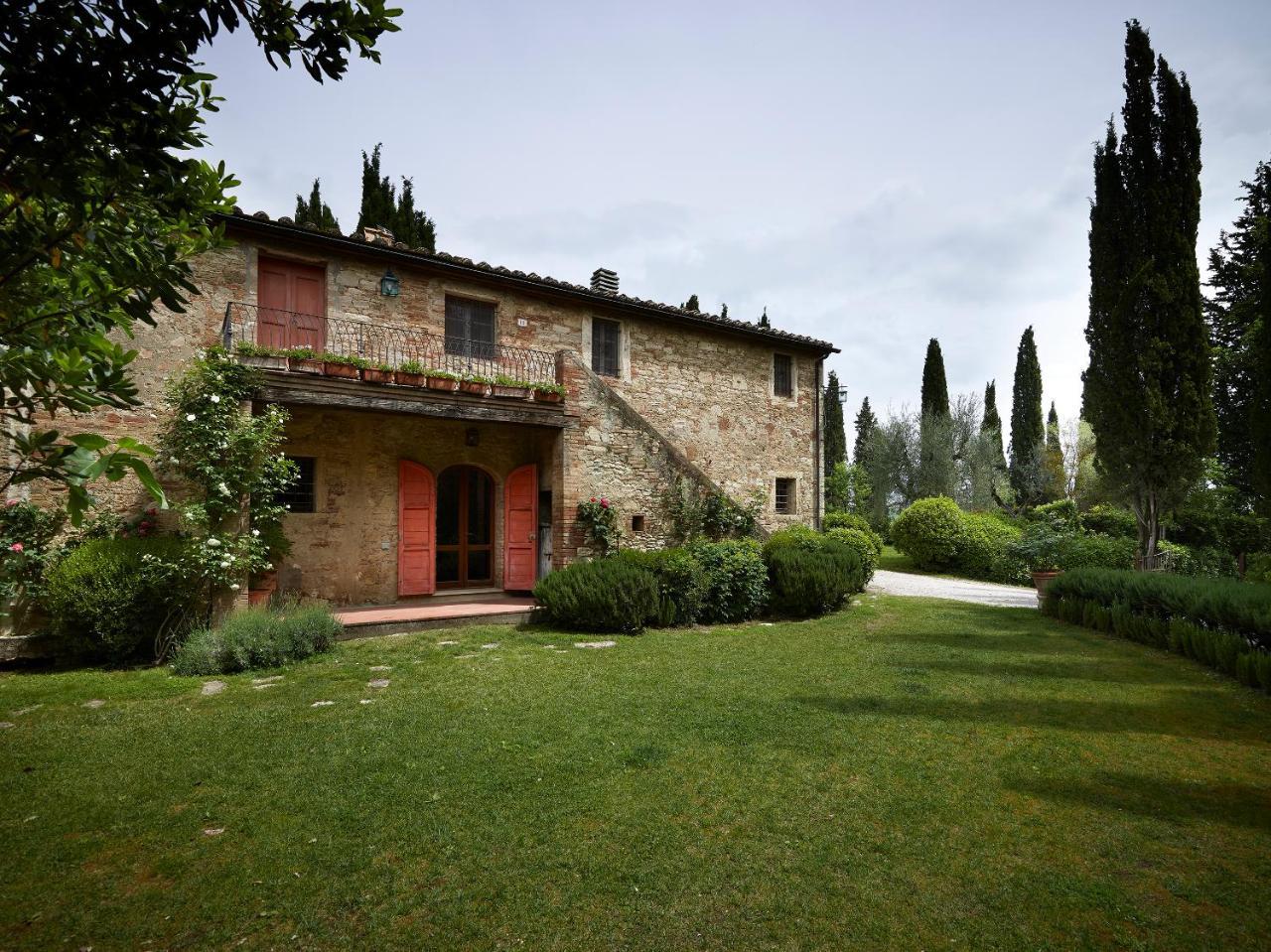 Vila Borgo Lucignanello Bandini San Giovanni dʼAsso Exteriér fotografie